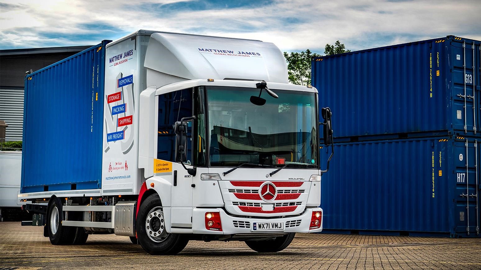 5-Star London DVS Rating Makes Mercedes-Benz Econic The Right Choice For Relocation Specialist
