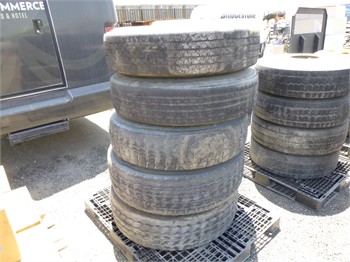 DUMLOP 11R22.5 TIRES & RIMS Used Tyres Truck / Trailer Components auction results