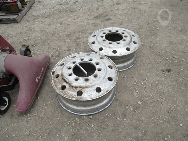 ALUMINUM RIMS 24.5 SET OF 2 Used Wheel Truck / Trailer Components auction results