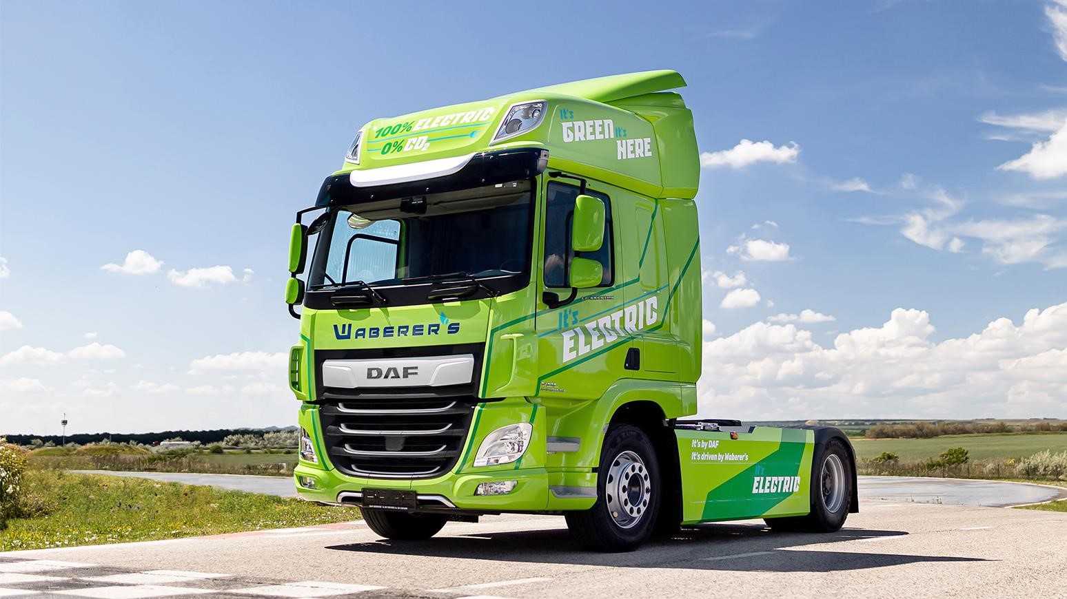 Hungarian Logistics Firm Adds First Electric Heavy-Duty Truck—A DAF CF Electric—To Its Fleet