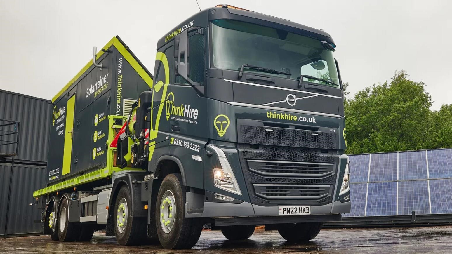 Think Hire Acquires First Truck For Its Fleet—A Volvo FH 460 Crane Truck