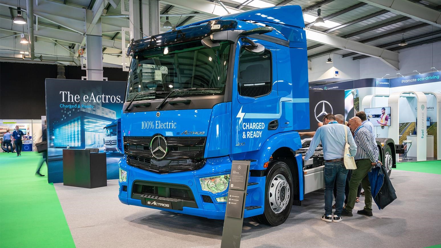 Zero-Emission Mercedes-Benz eActros Electrifies Crowd At Road Transport Expo