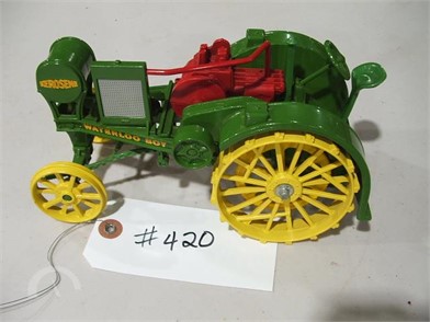 1/64 custom ertl farm toy red h&s hay straw bale throw wagon trailer standi 