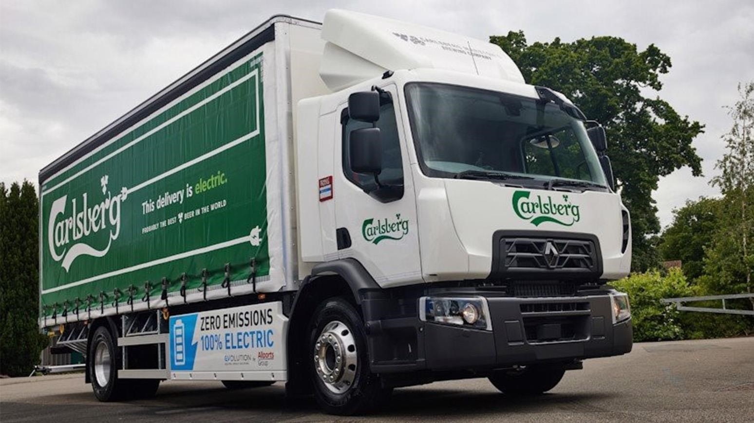 UK Brewer Piloting Two All-Electric Renault E-Tech D Wide Trucks
