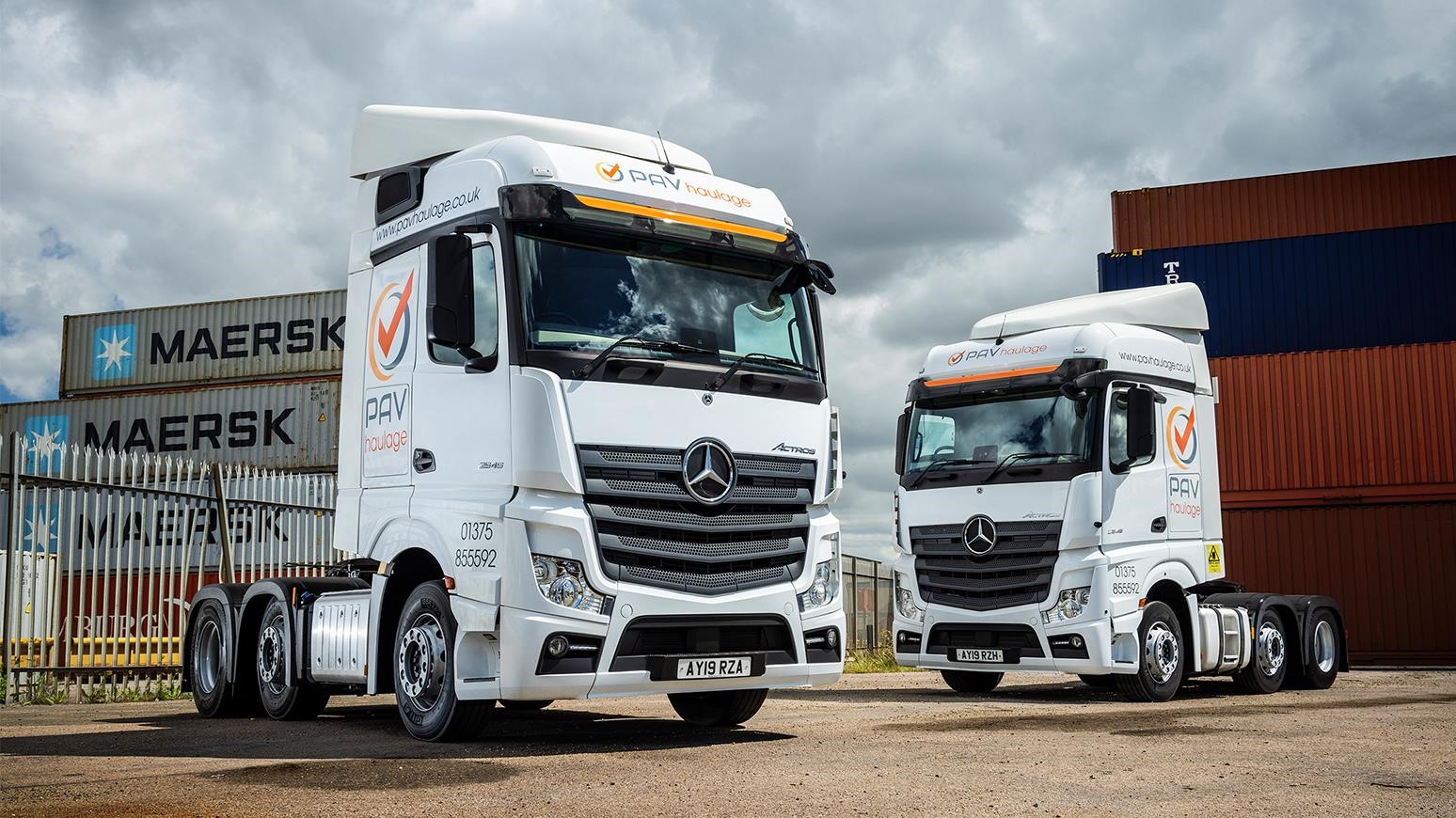 PAV Haulage Answers Growing Business With Two Certified Pre-Owned Mercedes-Benz Actros 2545 Tractor Units