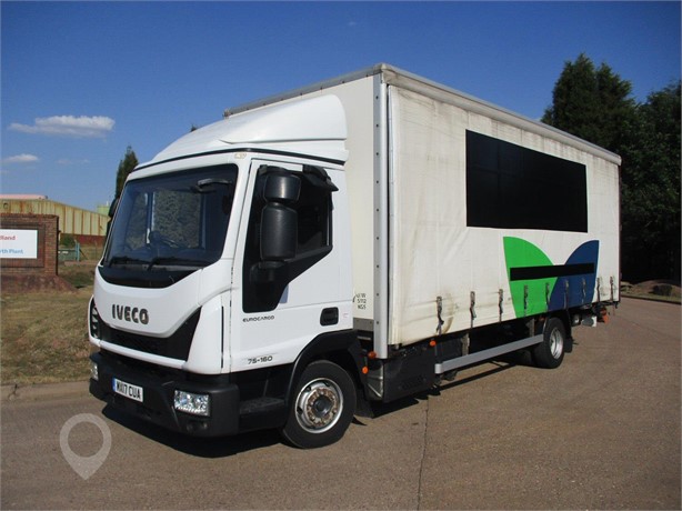 2017 IVECO EUROCARGO 75-160 Used Curtain Side Trucks for sale