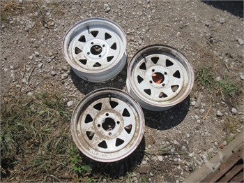 WHITE SPOKE WHEELS 4 BOLT Used Wheel Truck / Trailer Components auction results