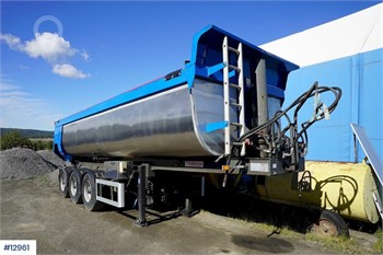 2007 DAMM 3 akslet Tippsemi Used Dropside Flatbed Trailers for sale