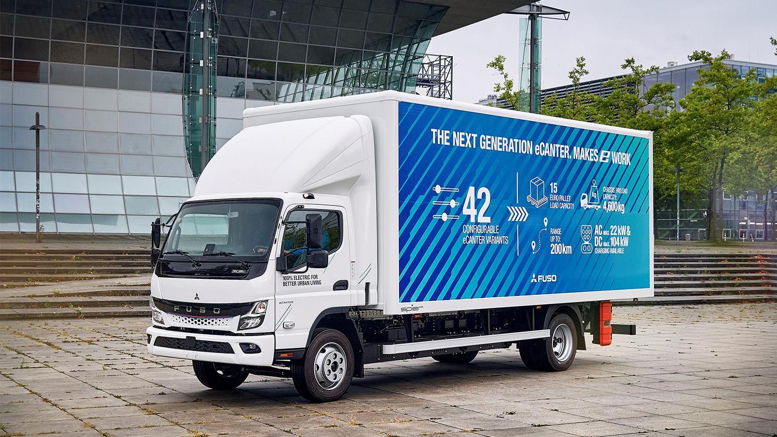 Fuso Next Generation eCanter Light Truck Makes European Debut At IAA Transportation 2022