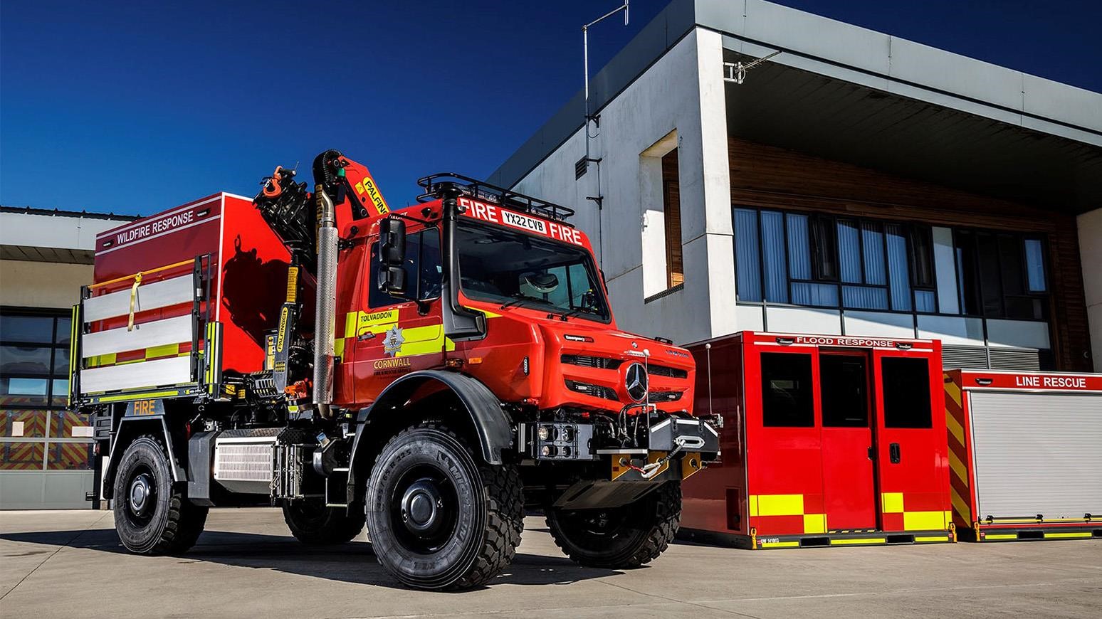 Mercedes-Benz Unimog Brings Versatility, Mobility To Cornwall Fire & Rescue Service
