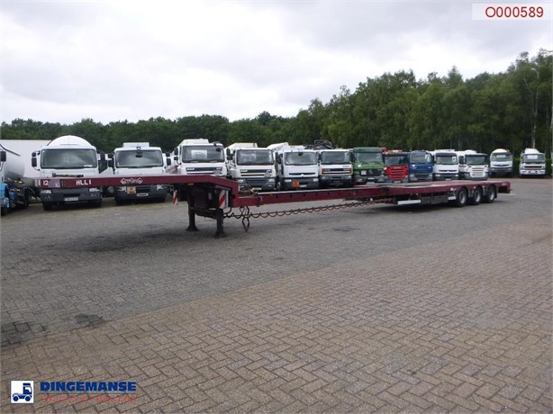 2008 NOOTEBOOM 3-AXLE SEMI-LOWBED TRAILER EXTENDABLE 14.5 M + RAM Used Standard Flatbed Trailers for sale