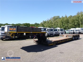 1989 NOOTEBOOM 3-AXLE LOWBED TRAILER 33 T / EXTENDABLE 8.5 M Used Low Loader Trailers for sale