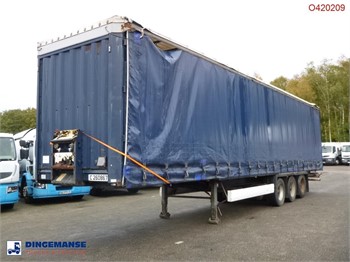 2008 KRONE CURTAIN SIDE TRAILER DOUBLE STOCK 97 M3 Used Curtain Side Trailers for sale