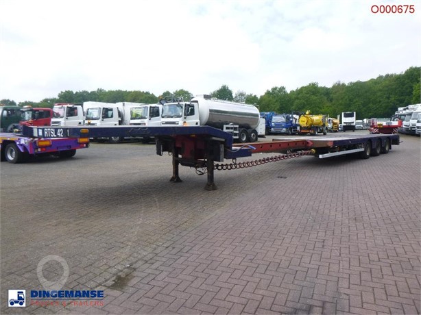 2008 NOOTEBOOM 3-AXLE SEMI-LOWBED TRAILER OSDS-48-03V / EXT. 15 M Used Low Loader Trailers for sale