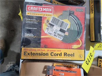 CRAFTSMAN 30' RETRACTABLE EXTENSION CORD Other Items Auction
