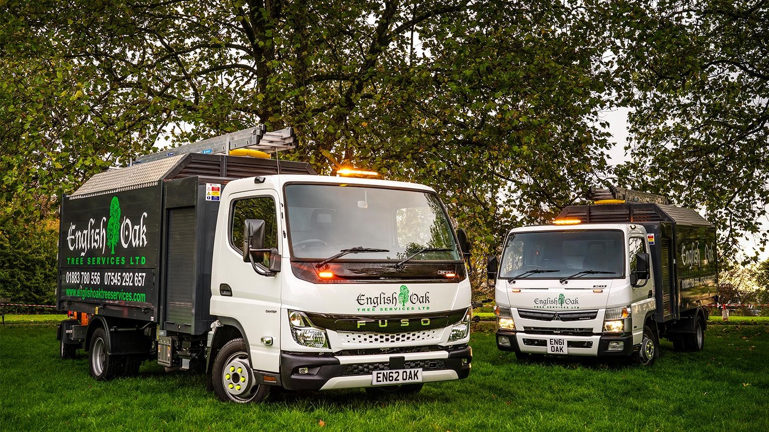 English Oak Expands Tree Surgery Fleet With New Fuso Canter
