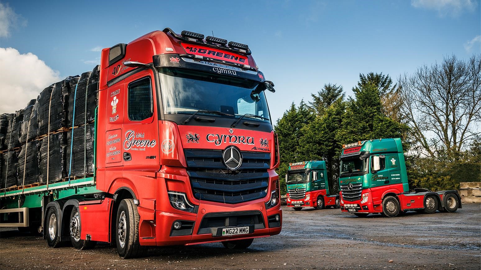 M&M Greene Marks 40th Anniversary With New Mercedes-Benz 2563 Actros L GigaSpace