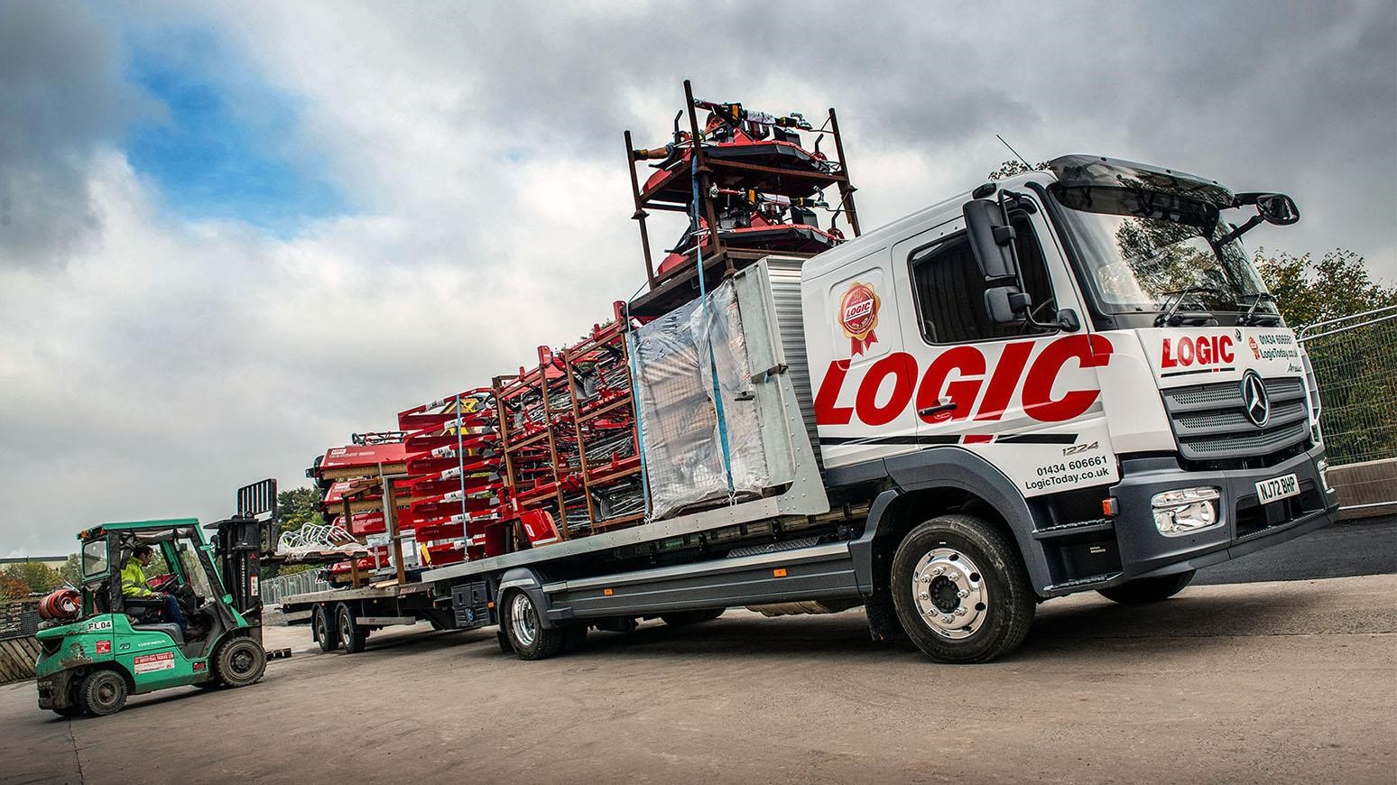 Mercedes-Benz Atego Helps Logic Transport Trailers, Implements & Accessories