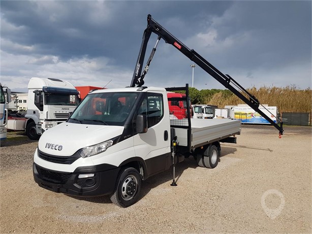 2019 IVECO DAILY 35C16 Used Dropside Crane Vans for sale