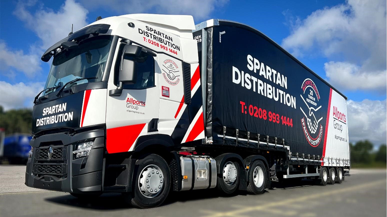 Spartan Distribution Receives New Flagship Renault T480 For Day & Night Deliveries