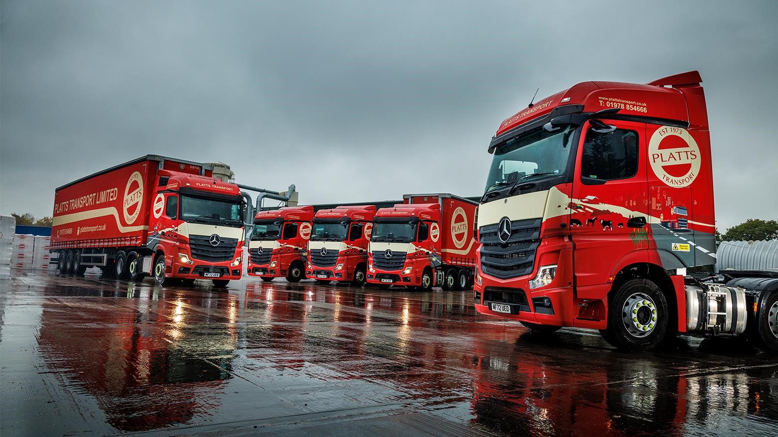 The Platts Transport Fleet Grows By 5 Mercedes-Benz Actros L Tractor Units