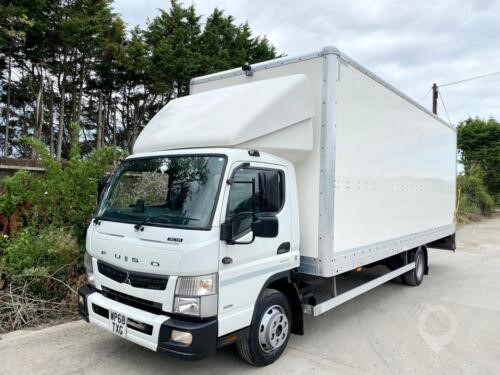 2019 MITSUBISHI FUSO CANTER 9C18 Used Box Trucks for sale