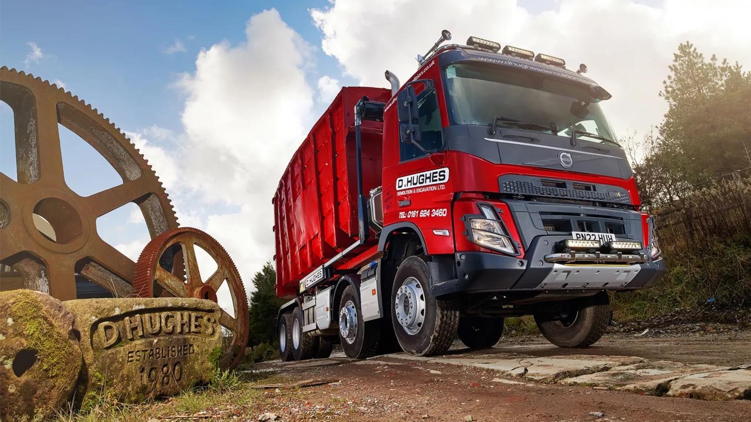 D Hughes Demolition Replaces Ageing Volvo FMX 500 With FMX 420 8x4 Rigid