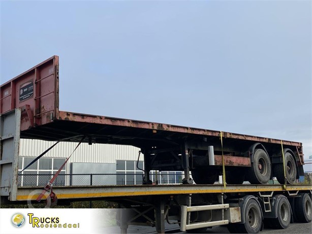 2003 KWB P-382 + 2 AXLE Used Standard Flatbed Trailers for sale