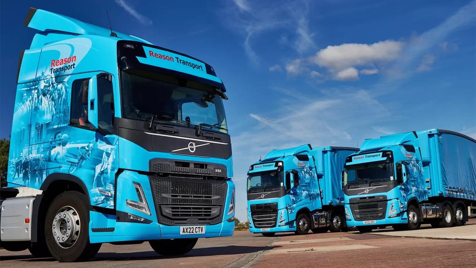 Reason Transport Adds First Volvo Trucks To Fleet: 2 FH 460 & 3 FM 460 Tractor Units