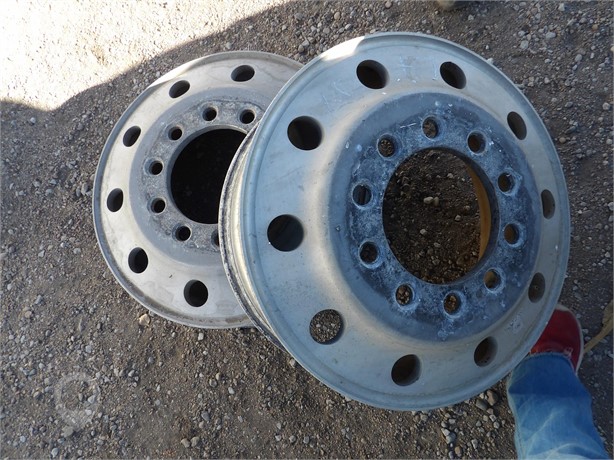 ALUMINUM RIMS 24.5 BALL SEAT Used Wheel Truck / Trailer Components auction results
