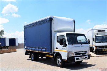 2019 MITSUBISHI FUSO FE7-136 Used Curtain Side Trucks for sale