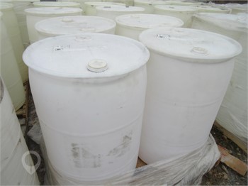 PLASTIC BARRELS 55 GALLON Used Storage Bins - Liquid/Dry upcoming auctions