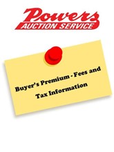 BUYERS PREMIUM & FEES Used Other upcoming auctions