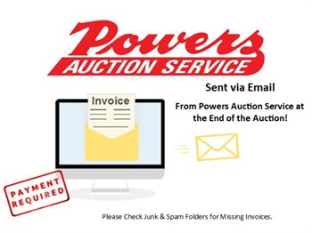 INVOICES & PAYMENT Used Other upcoming auctions