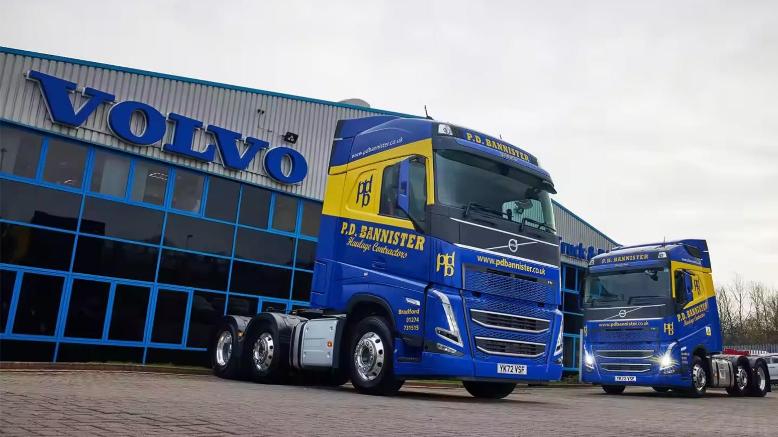 Volvo FH With I-Save Tractor Units Cut Fuel Costs All Week For Haulage Company PD Bannister