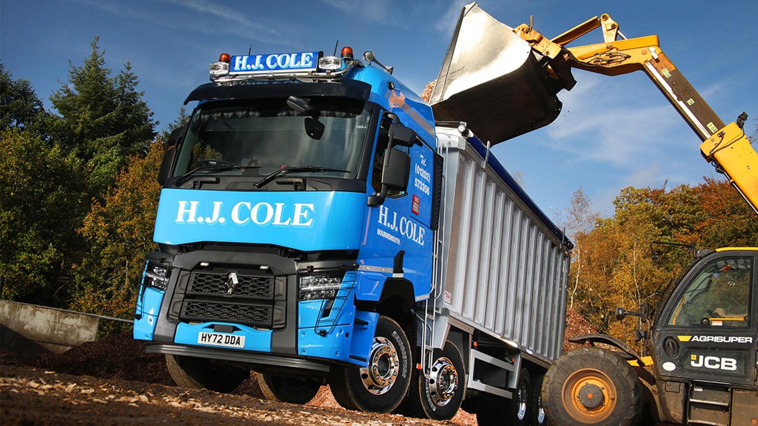 HJ Cole Haulage Ltd Prioritises Driver Comfort With New Renault Trucks C460 8x4 Tipper