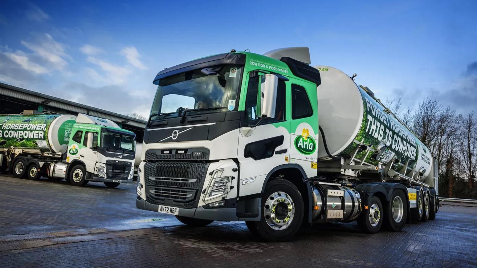 Arla Foods Achieves Dramatic Carbon Emissions Reduction With New LNG-Powered Trucks From Volvo