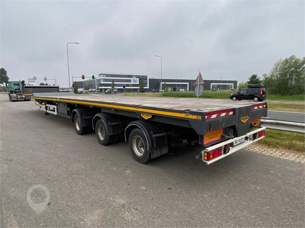 2009 BROSHUIS 5 AOU-68/3-15 TRAILER 3 X EXTENDABLE WINDMILL TRAN Used Standard Flatbed Trailers for sale