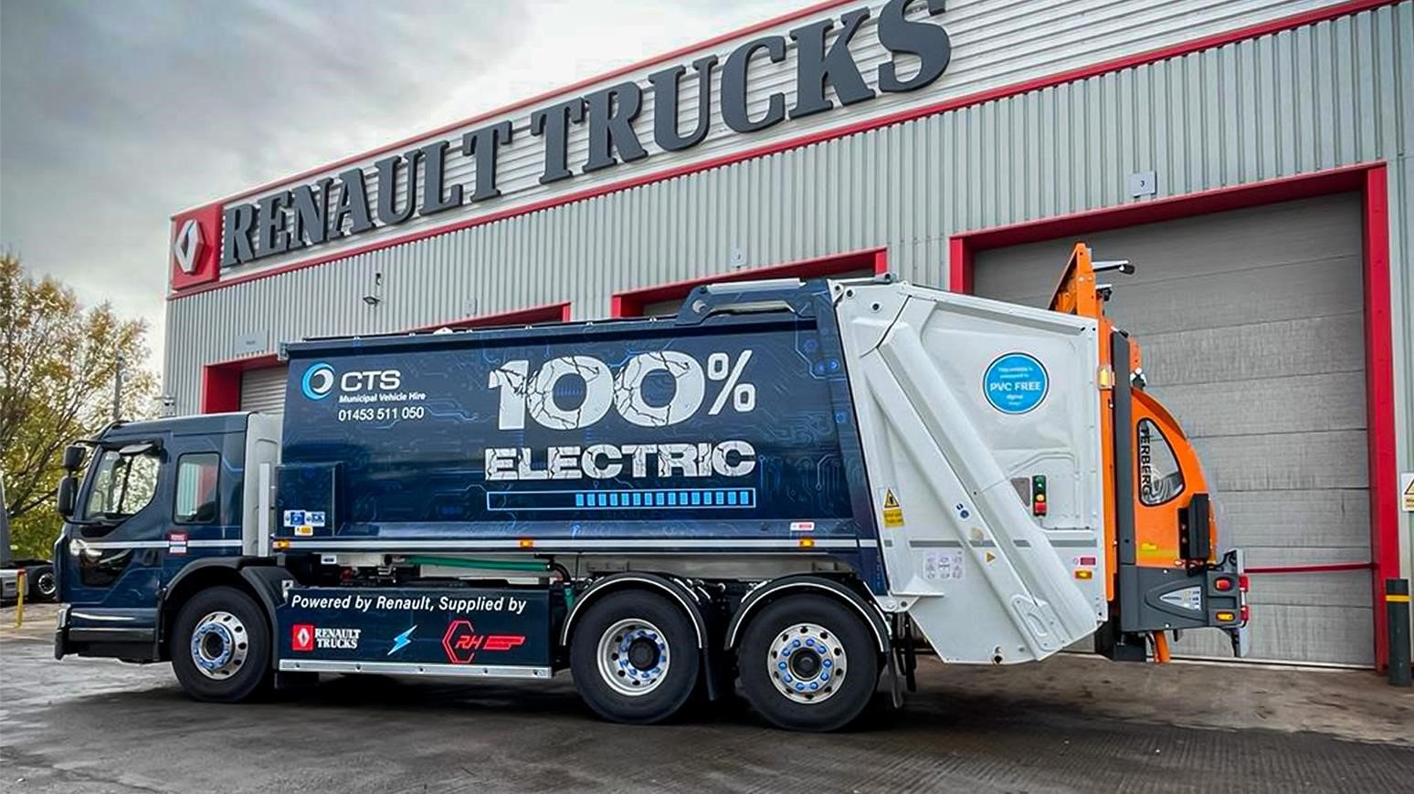 CTS Hire Adds 2nd 26-Tonne Renault E-Tech D Wide Refuse Truck To Fleet