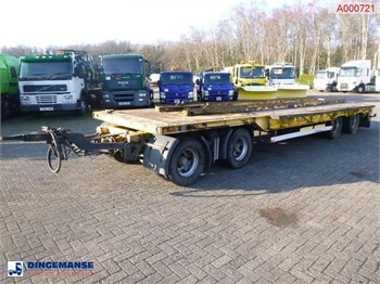 2005 NOOTEBOOM 4-AXLE LOWBED DRAWBAR TRAILER ASD-40-22 Used Standard Flatbed Trailers for sale