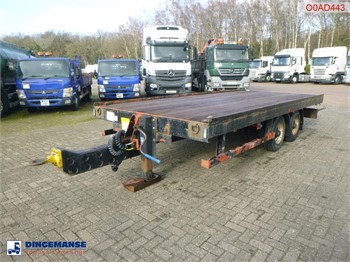 1999 ADCLIFFE 2-AXLE DRAWBAR PLATFORM TRAILER 7 T Used Standard Flatbed Trailers for sale