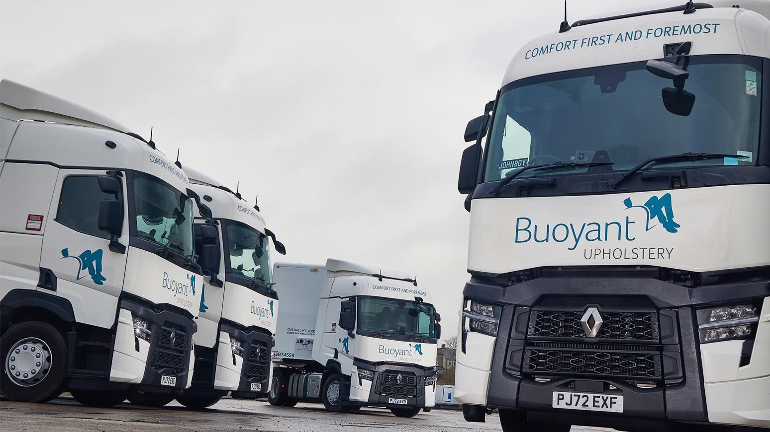 Upholstered Furniture Manufacturer Updates Delivery Fleet With 4 New Renault T440 Tractor Units