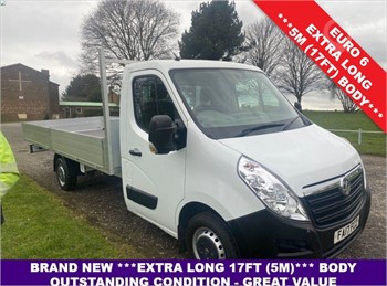 2017 VAUXHALL MOVANO Used Dropside Flatbed Vans for sale
