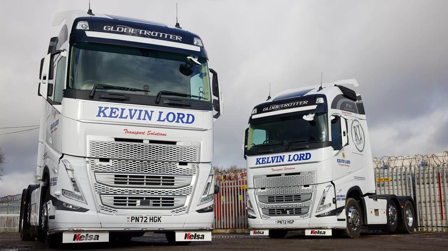 Kelvin Lord Group Chooses 2 Volvo FH Tractor Units For First-Ever New Trucks