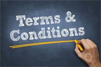 TERMS AND CONDITIONS Used Other upcoming auctions