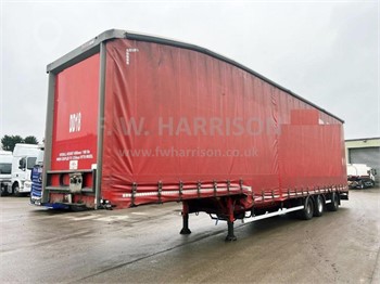 2016 LAWRENCE DAVID 15.6 METER STEP FRAME CURTAIN SIDER Used Curtain Side Trailers for sale