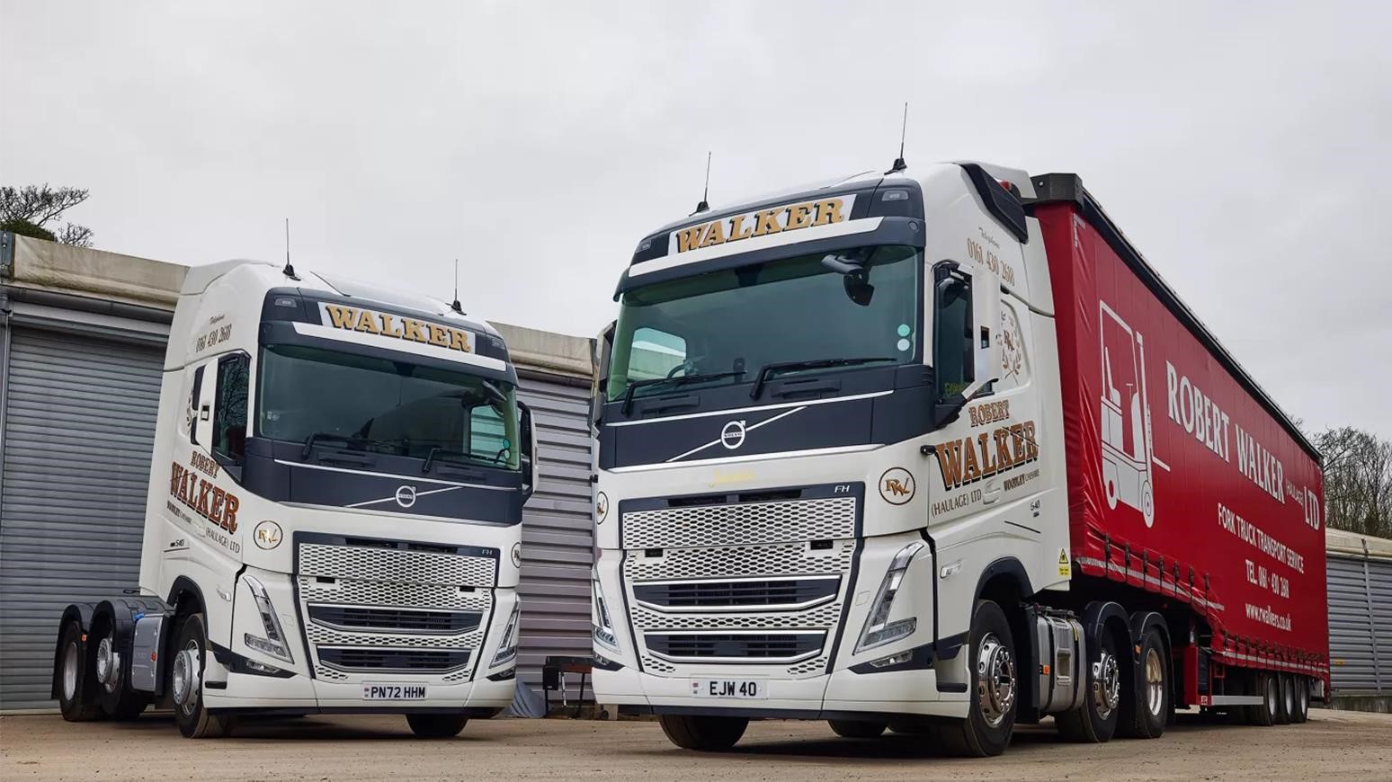 Robert Walker Haulage Specified New Volvo FH 540 6x2 Trucks For Driver Comfort