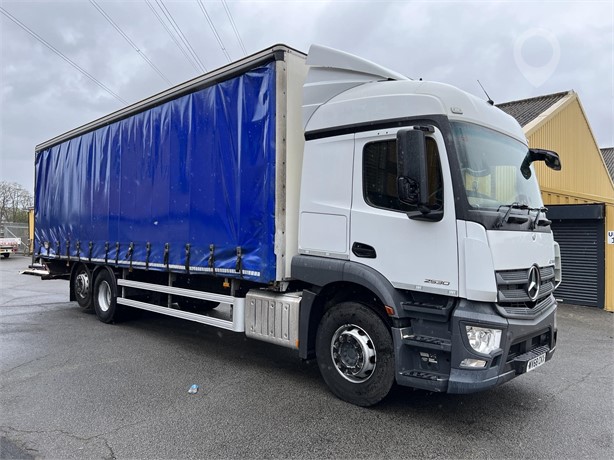 2018 MERCEDES-BENZ ACTROS 2530 Used Curtain Side Trucks for sale