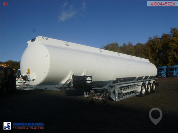 2012 LAG FUEL TANK ALU 44.4 M3 / 6 COMP + PUMP Used Fuel Tanker Trailers for sale