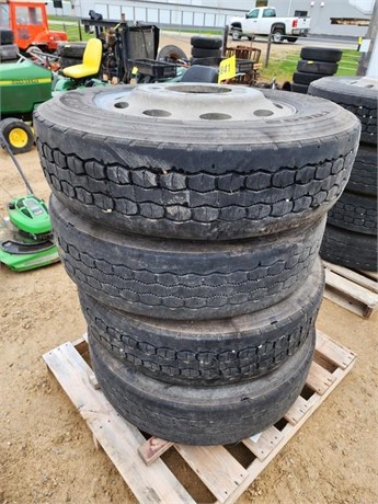 FIRESTONE 275/75R24.5 TIRES & ALUMINUM RIMS Used Tyres Truck / Trailer Components auction results